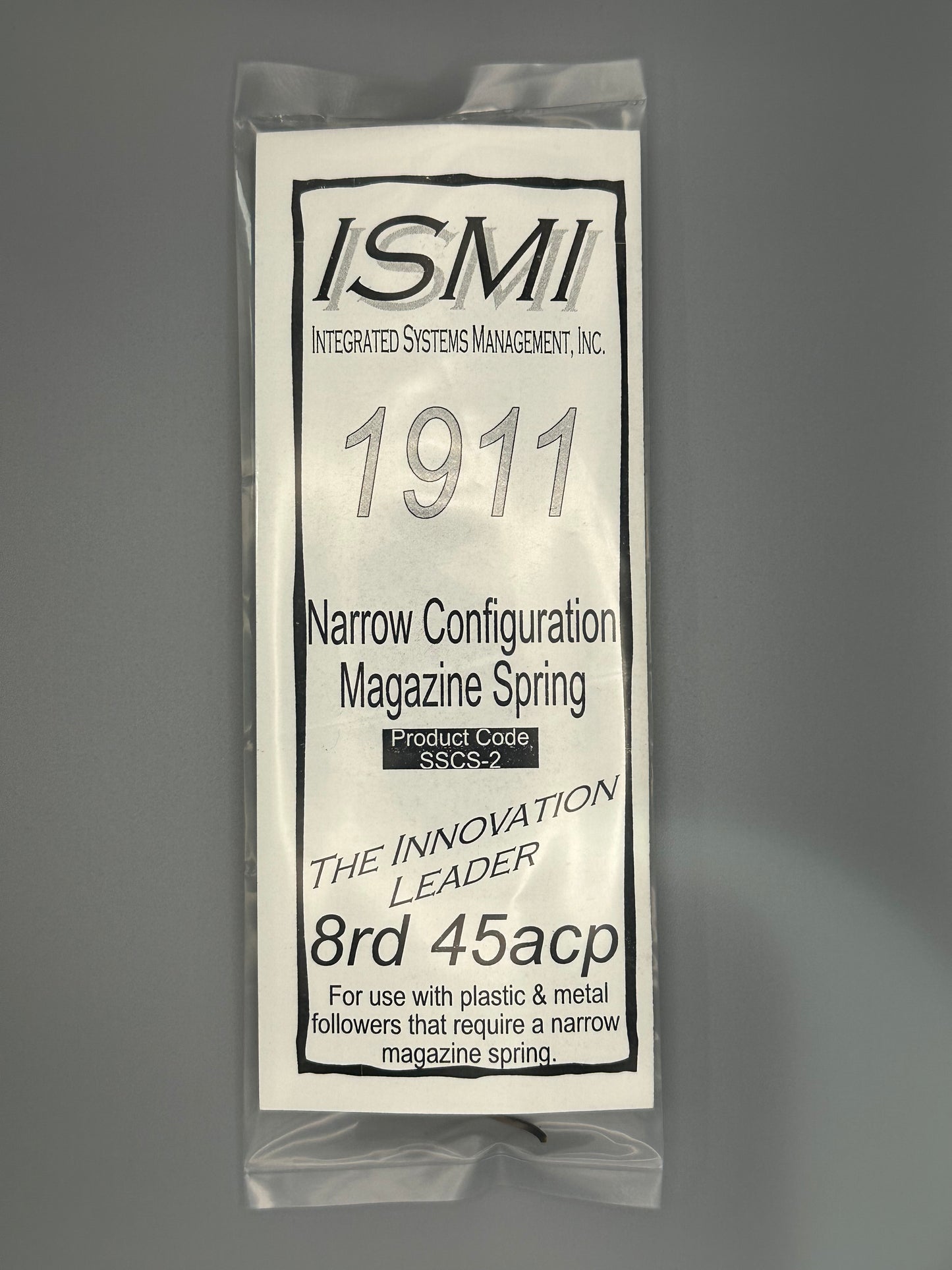 1911 Single Stack Magazine Spring, Plastic Follower