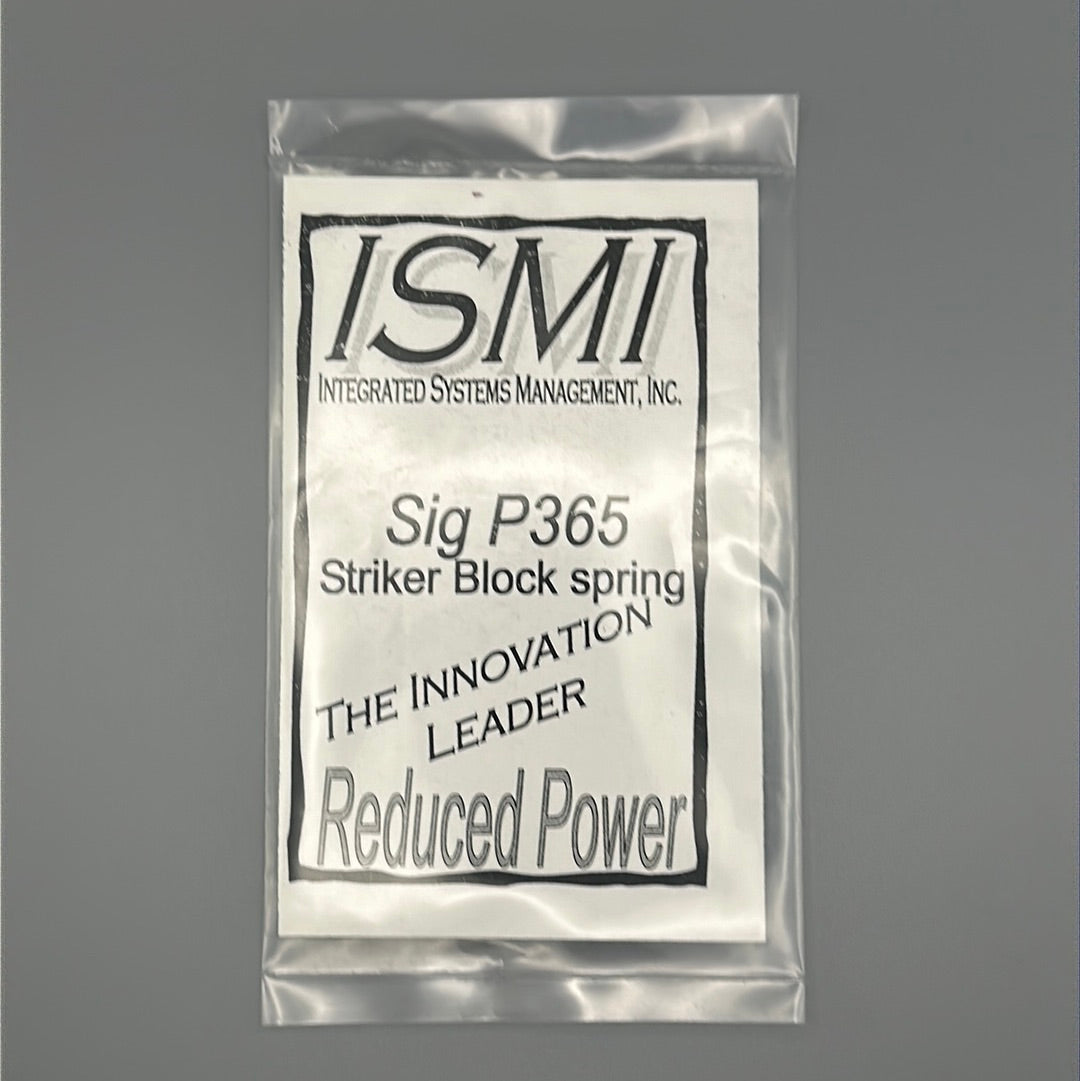 P365 Reduced Power Striker Block Spring – ISMI Spring Sales