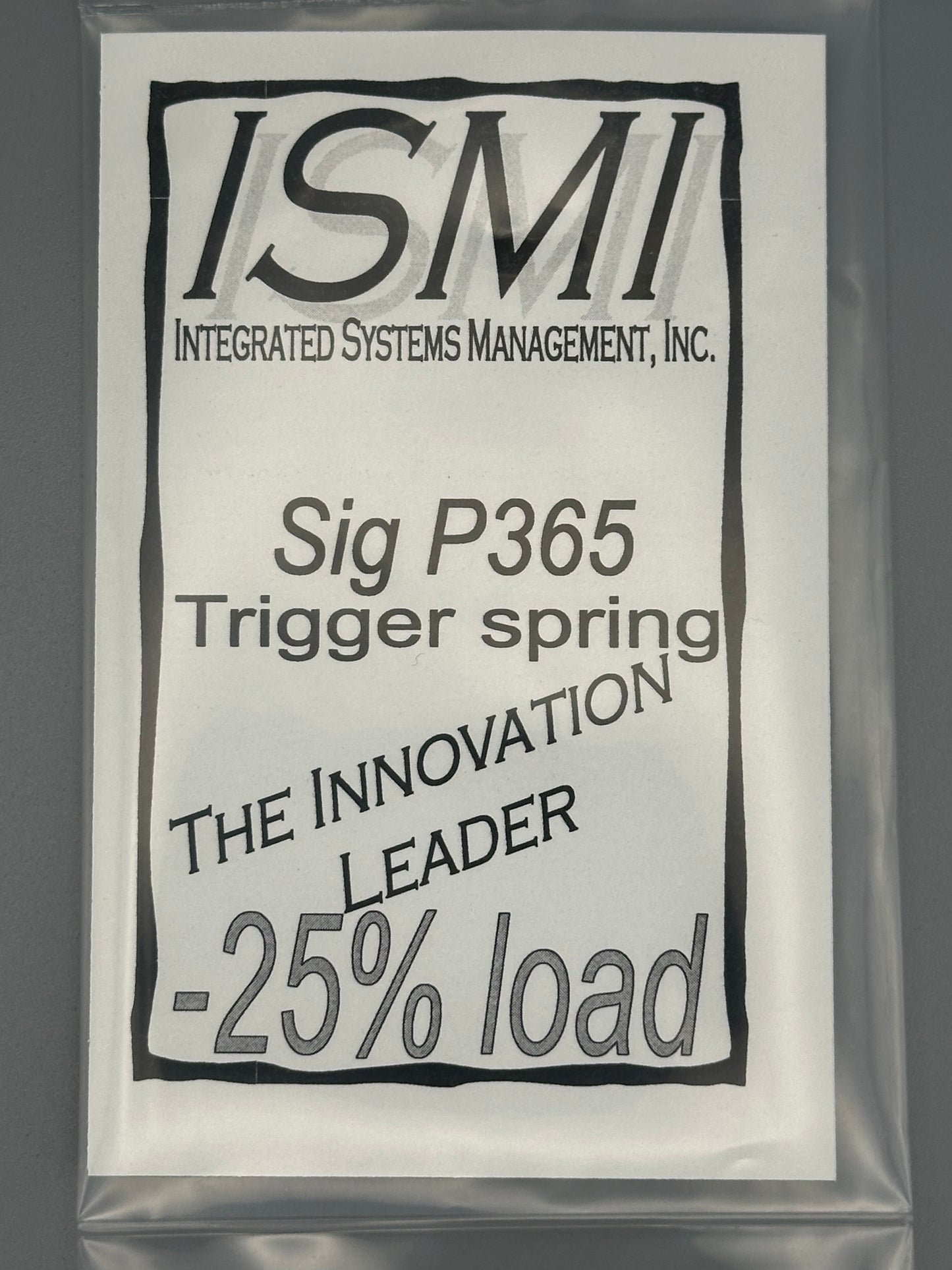 P365 Reduced Power Trigger Reset Spring
